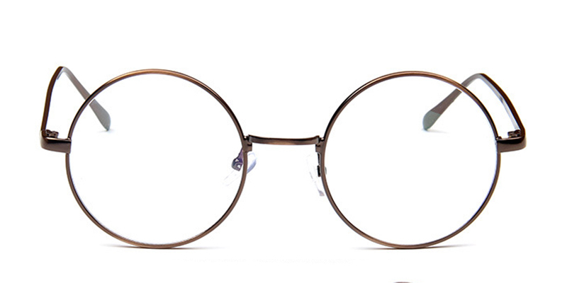 No line bifocals reading glasses, Vintage brown