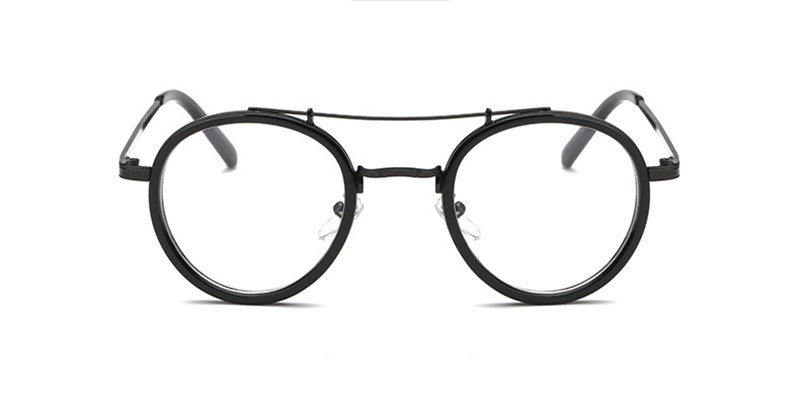 Clear Round Acetate Wrapped Aviator