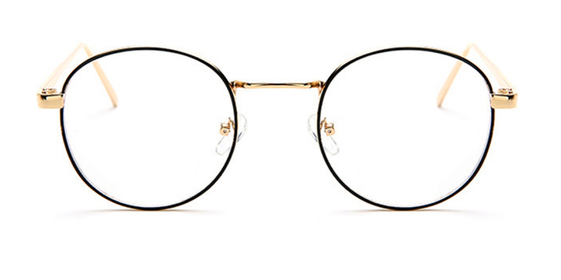 No line bifocals reading glasses,Black Golden