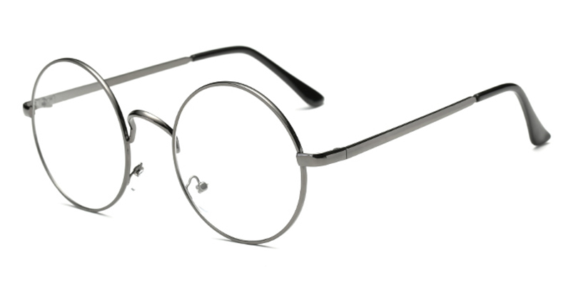 Round Bifocal Lenses-silver-l