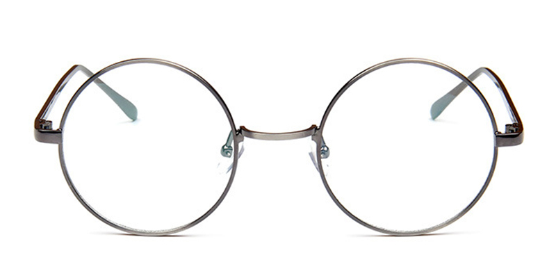 No line bifocals reading glasses, Gun Gray 