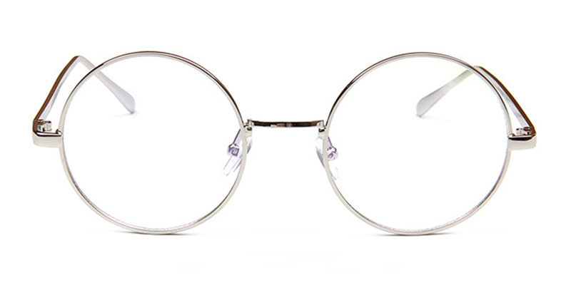 No line bifocals reading glasses, Silve