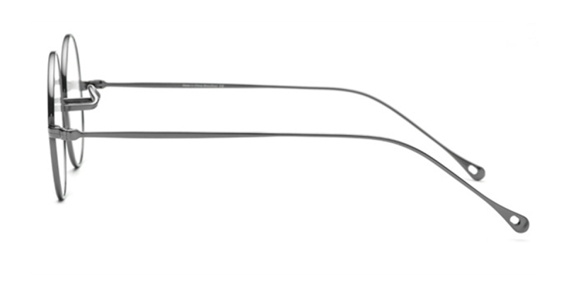 Titanium Saddle bridge eyeglasses, Gandhi Style, Without Nose Pads