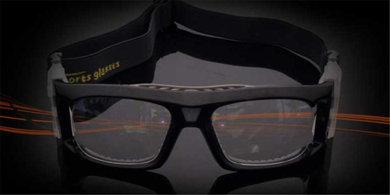 Black Acetate Prescription Safety Glasses-front