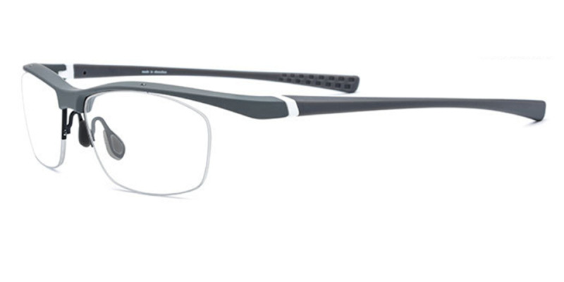 Semi Rimless Glasses，Sports Glasses | Dominant Top Bar-Gun