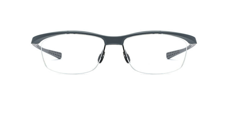 Semi Rimless Glasses，Sports Glasses | Dominant Top Bar-Gun