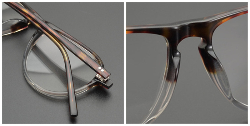 Single Bridge Aviator Clear Glasses Clear Glasses Trend Continues 2023 Framesfashion