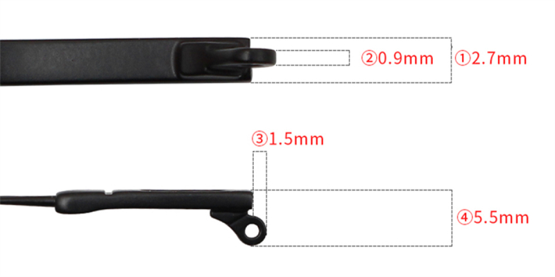 Brown Eyeglasses Temple Replacement 2.7mm-s