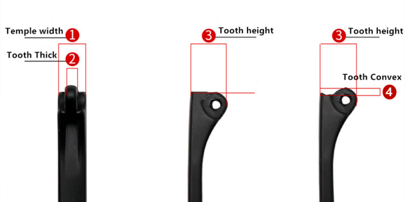 Eyeglasses replacement temple arms-s