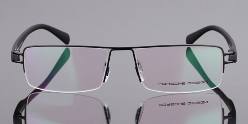 Sleek and Stylish Designs of Semi-rimless Titanium Glasses, Blending Durability with Fashion