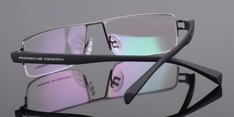Sleek and Stylish Designs of Semi-rimless Titanium Glasses, Blending Durability with Fashion