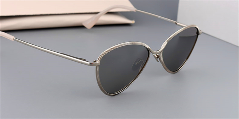Glasses for Oval Face, Hipster glasses, Cat Eye, Silver3