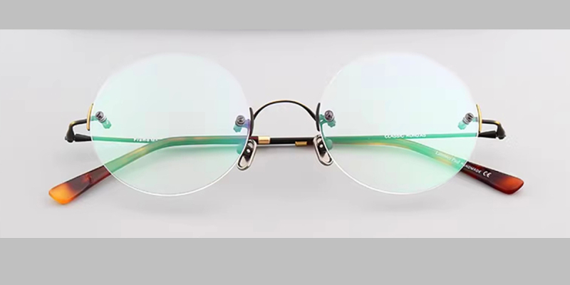 Round Glasses for Men,  Steve Jobs Glasses, Gun Gray-Brozen