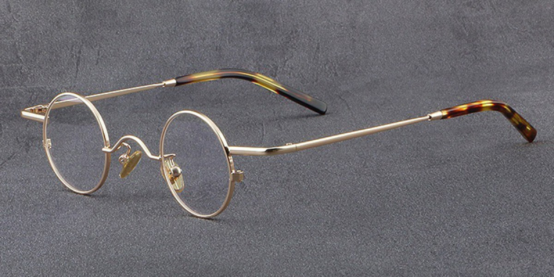 Super Small Round Metal High Prescription Glasses Frames