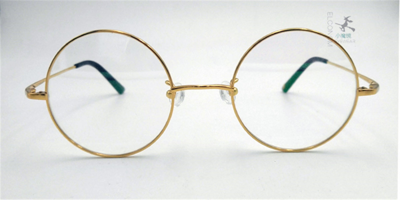 Super Light Titanium Round Glasses for Men