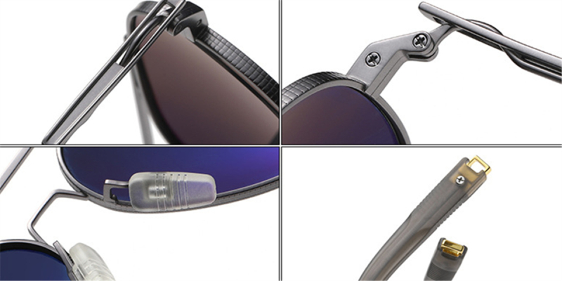 Titanium Aviator Sunglasses Polarized Lenses | For High Prescription