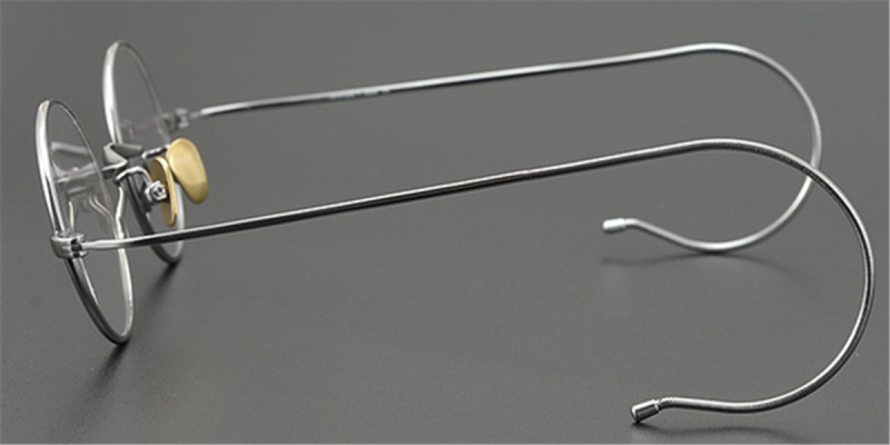 Titanium Cable Temples Glasses for Men and Women