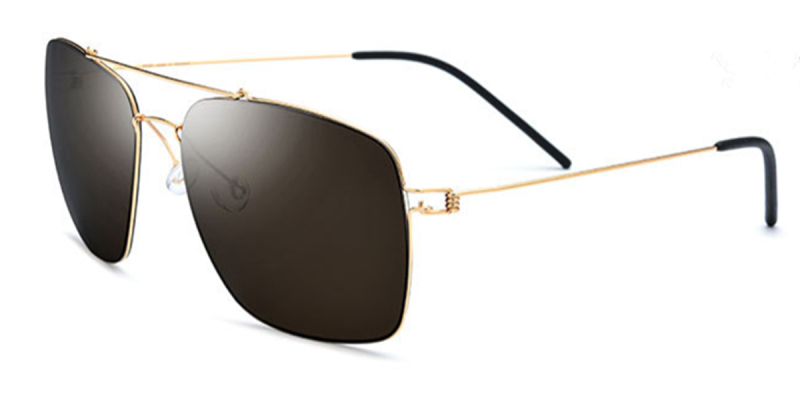 titanium aviator glasses