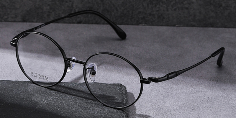 Oval Pure Titanium Womens Eyeglasses Frames