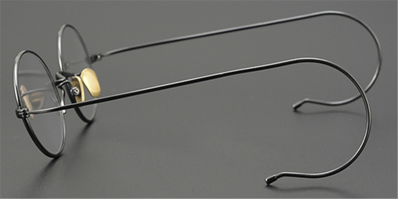 Titanium Cable Temples Glasses-
