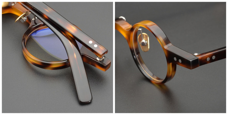 Wide Rim Round High Prescription Glasses Frames
