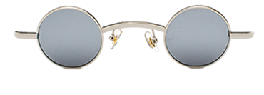 try on super small round sunglasses for men-