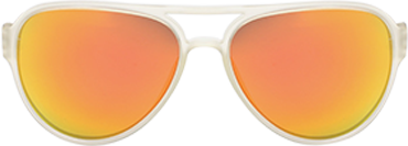 Oval Sunglasses Red Membrane
