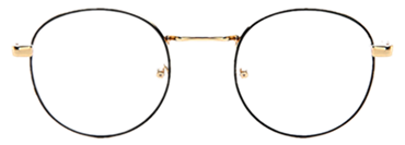 No line bifocals reading glasses,Black Golden