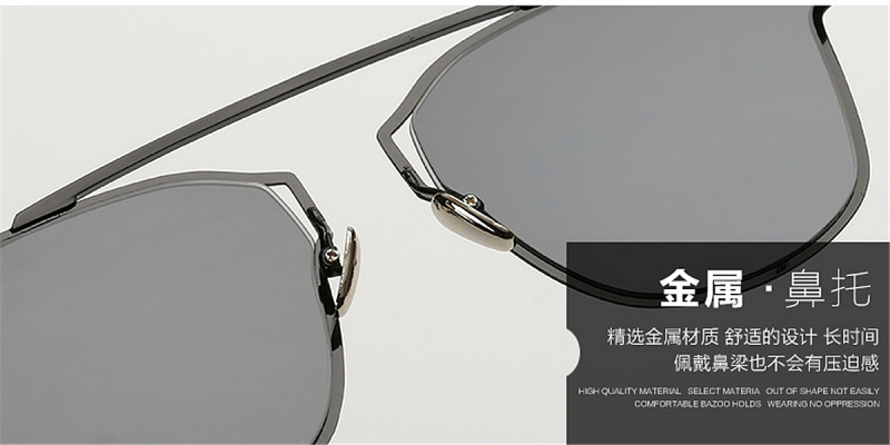 Prescription Mirror Lens Sunglasses with Silver Frames