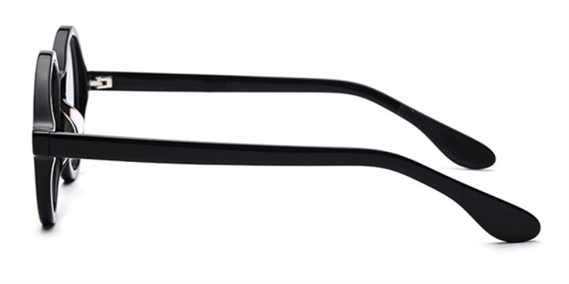 Round Thick Rimmed Eyeglasses for Men, Acetate Frame Small