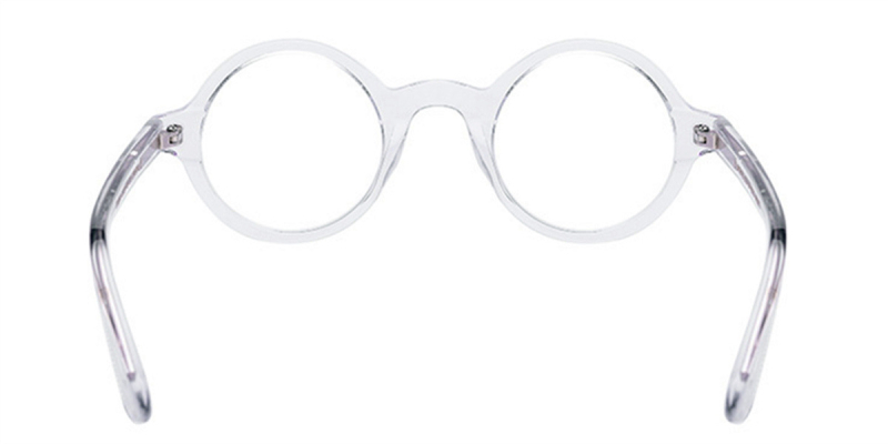 Round clear glasses mens best sale