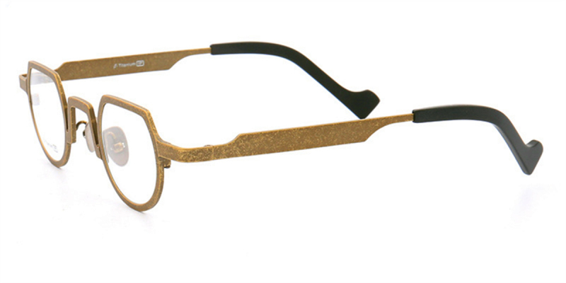 Wide Temple Titanium Plate High Prescription Glasses Frames