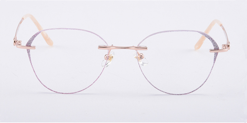 Titanium Womens Rimless Prescription Glasses