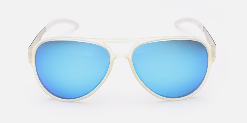 Oval Sunglasses Blue Film