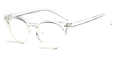 Clear Wine Wayfarer Round glasses for Oval Face