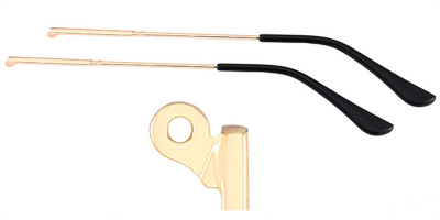Glasses arm replacement, Metal Temple 2.2 mm width( a pair)