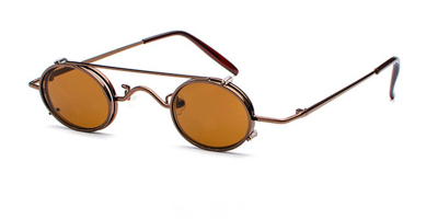 Prescription Designer Sunglasses, Brown Frame, Brown lenses