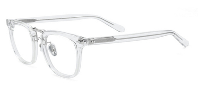Clear Acetate Rectangular Eyeglasses 