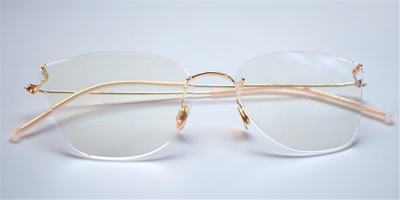 18 K Custom Made Rimless Real Gold Eyeglasses: A Timeless Investment