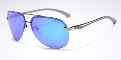 Mirror Frameless Sunglassess Avistor Blue Lenses