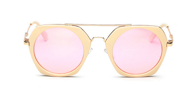 Prescription Sunglasses with Hexagon Hipster Frames