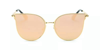 Prescription designer sunglasses,Cat_Eye, Golden