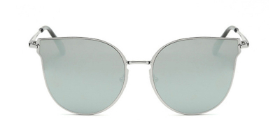 Prescription designer sunglasses,Cat_Eye, Silver