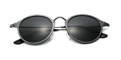 Flash Lens Sunglasses Gray frame Gray Lenses