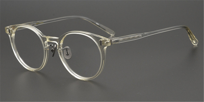 Round Horn Rimmed Clear Glasses | Clear Glasses Trend Continues 2023