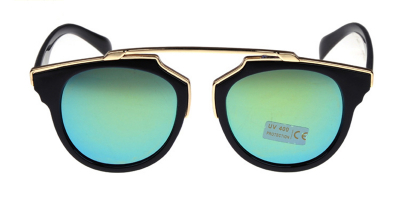  Wayfarer style sunglasses with Gloden flush lenses 