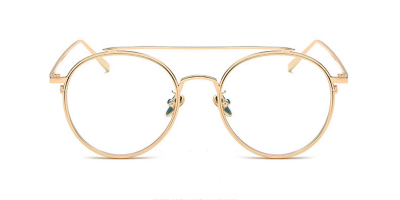Hipster Frames of Golden Avaitor Glasses