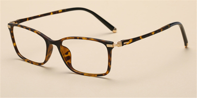 Tortoise thin plastic glasses, Flexible glasses