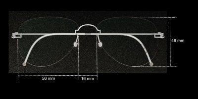Custom Eyeglasses Frames, Express your personal style-Aviator shape Lens 54-58mm