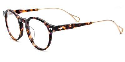 Browline Tortoise Round Glasses Forever Enduring and Trend
